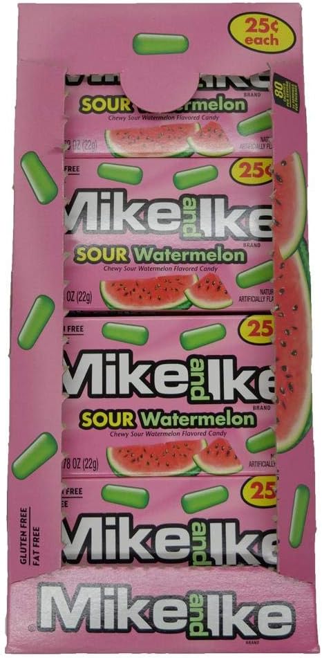 Mike and Ike original American sour chewy confectionery large pack packaging