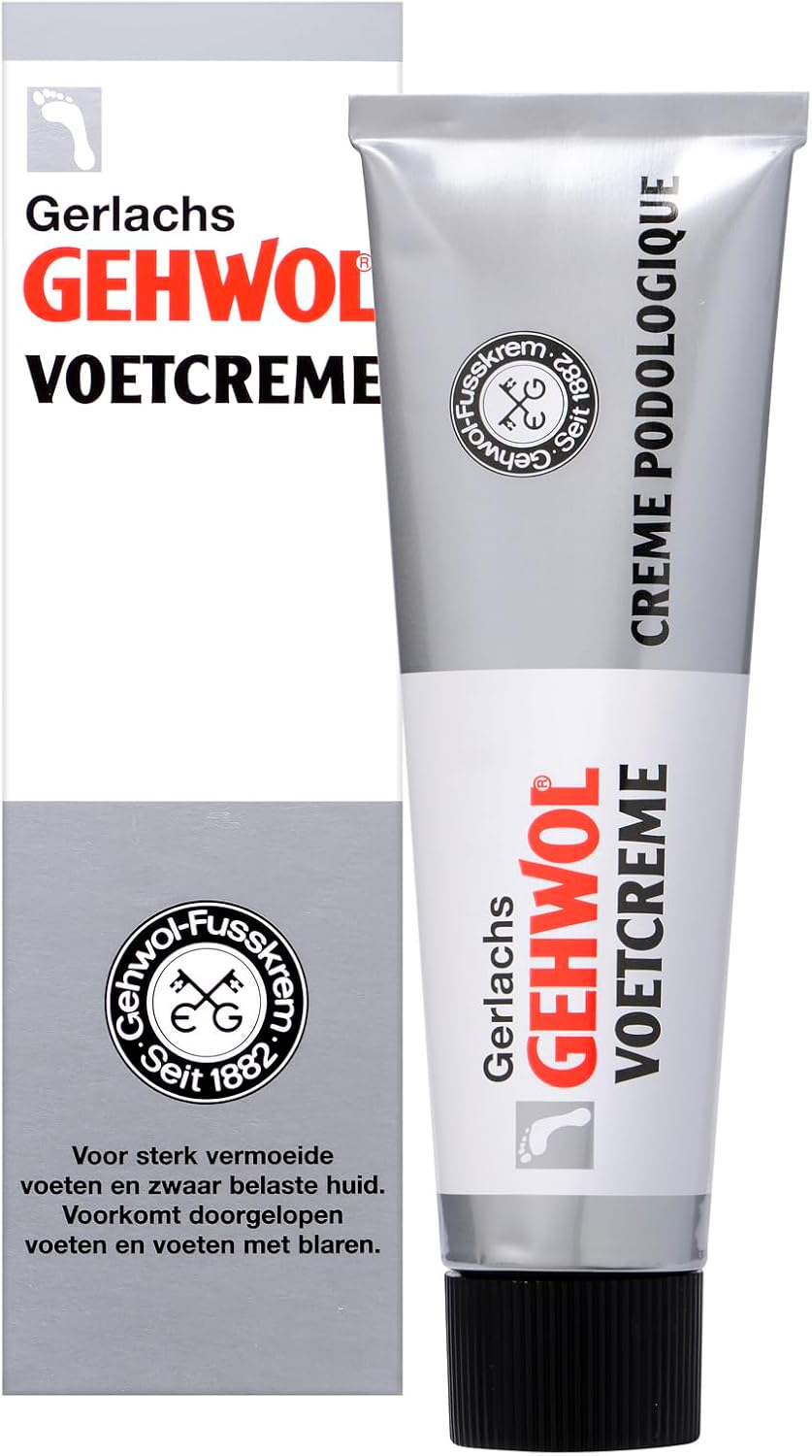 Gehwol Foot Cream 2.6 Fluid Ounces front view tube packaging