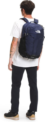 The North Face Surge daypack front organizational pocket and zipper
