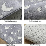Anti skid backing pattern on Eanpet kids bedroom decorative carpet