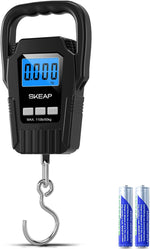 SKEAP Digital Fish Scale front view showing backlit display
