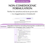 Eqqualberry pore cleansing oil ingredient highlights graphic