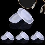 Kechio eyeglass nose pads 4 pairs premium grade soft silicone replacement front view packaging