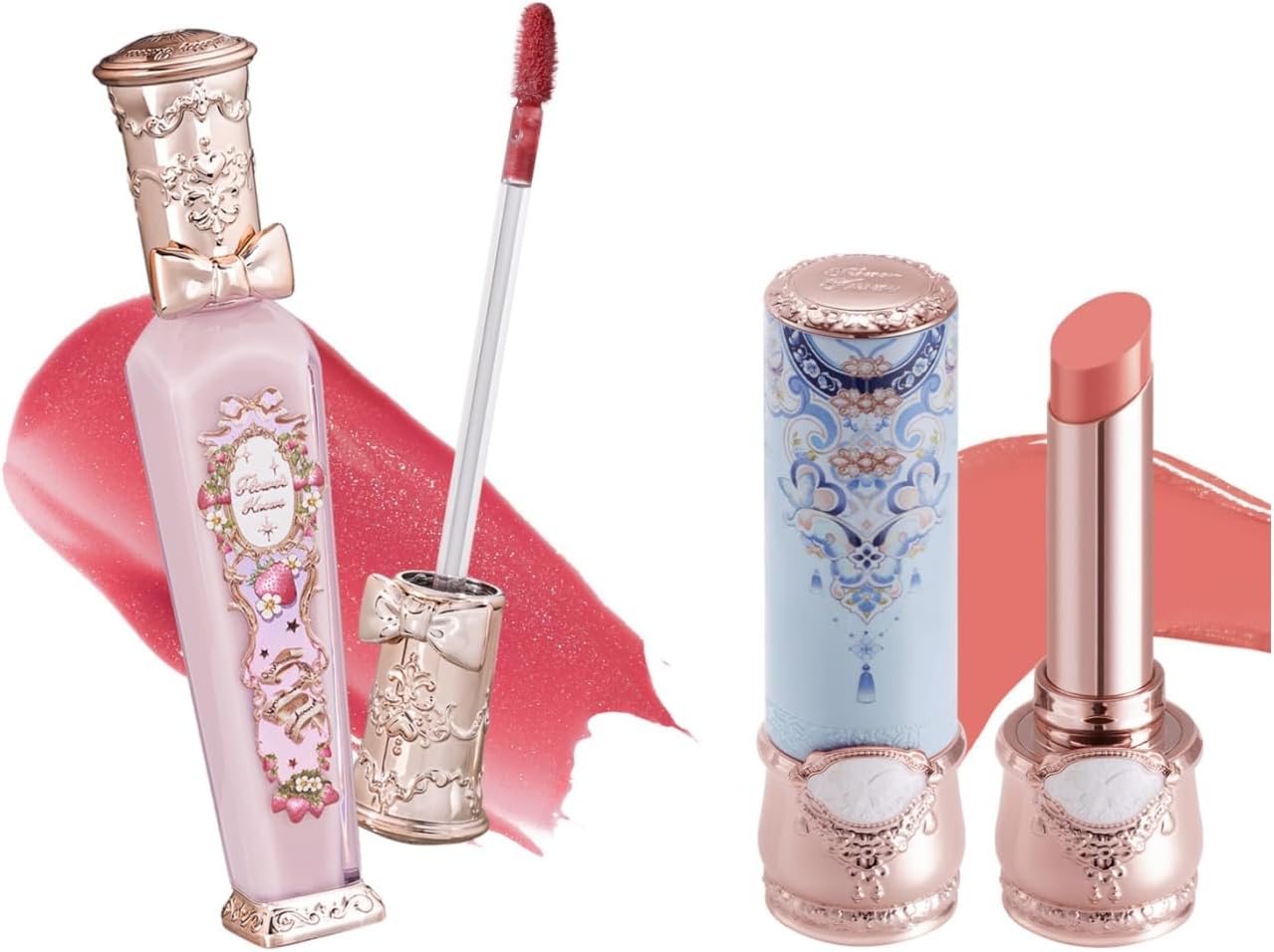 Flower Knows Butterfly Cloud Collar Glossy Lipstick C01 front view imported makeup set