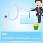 Joyzan fish tank liquid transfer pipette and pump setup