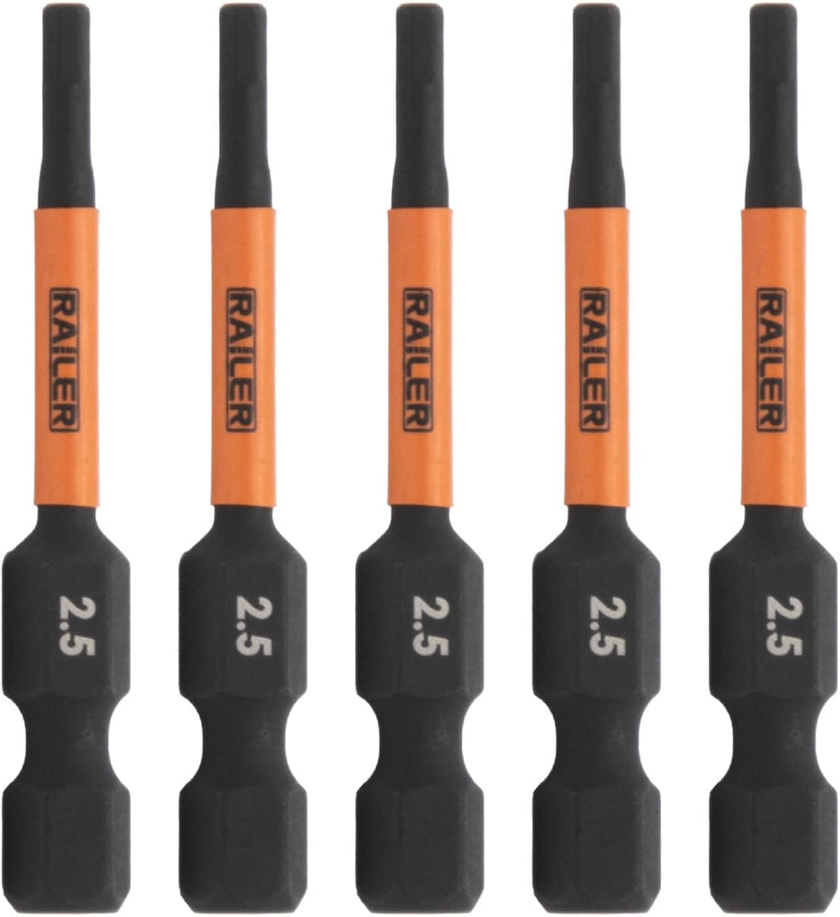 5pc 3mm Hex Bit Set 2 Inch S2 Steel Impact Allen Wrench Screwdriver Bits | Precision machined hex tip for machinery & furniture assembly. Extended 2" reach for quick-release 1/4" hex chucks. - Image 9