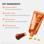 Aprilskin Carrotene IPMP Clearing Solution tube displaying the spot care treatment for acne prone skin.