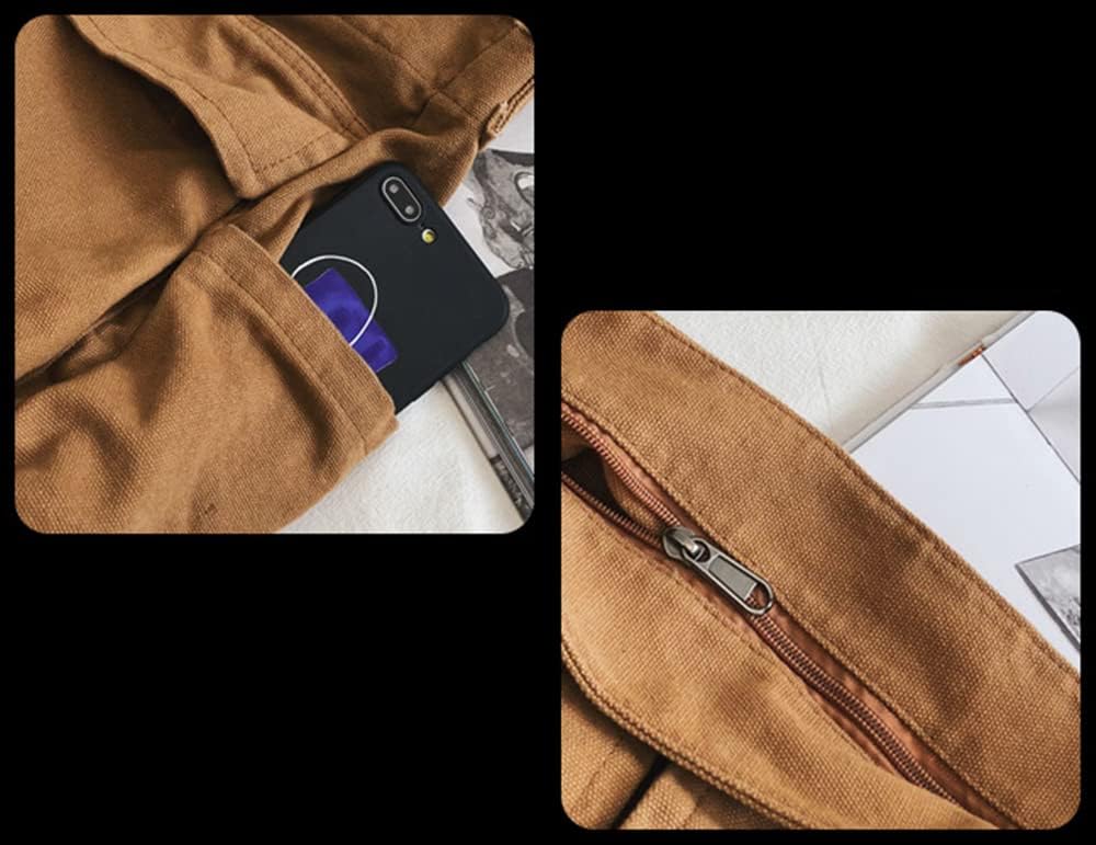 Canvas Crossbody Bag for Women Large Messenger Bags - Image 5