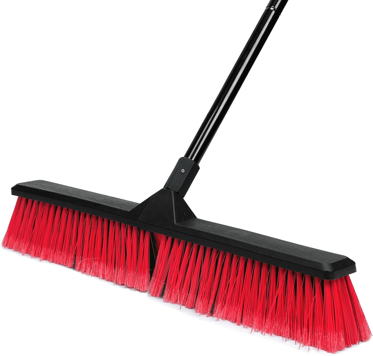 TrueYee 24 Inch heavy duty push broom front view
