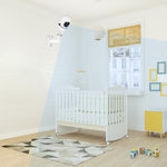 Aoztsun baby monitor mount installed on wall with camera attached