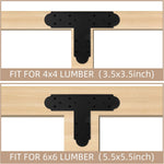 Rasugarlary Wood Connection Bracket set including included mounting screws