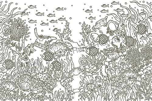 Tales from Atlantis: Coloring Book (Hanna Karlzon) - Image 3