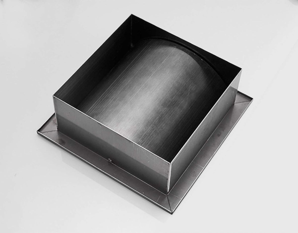 Brushed surface trash grommet close up