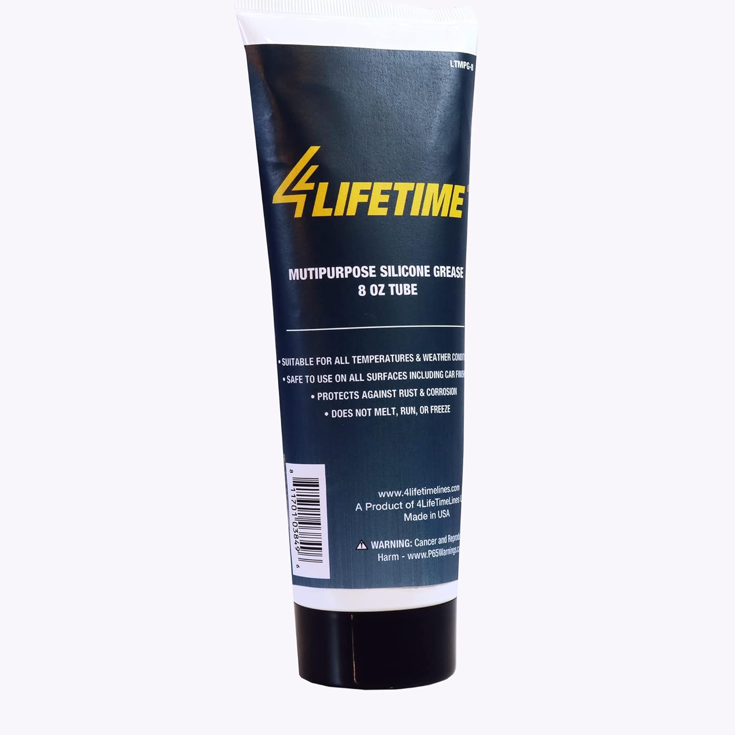 4LifetimeLines Multipurpose Silicone Grease 8 Ounce Tube front view