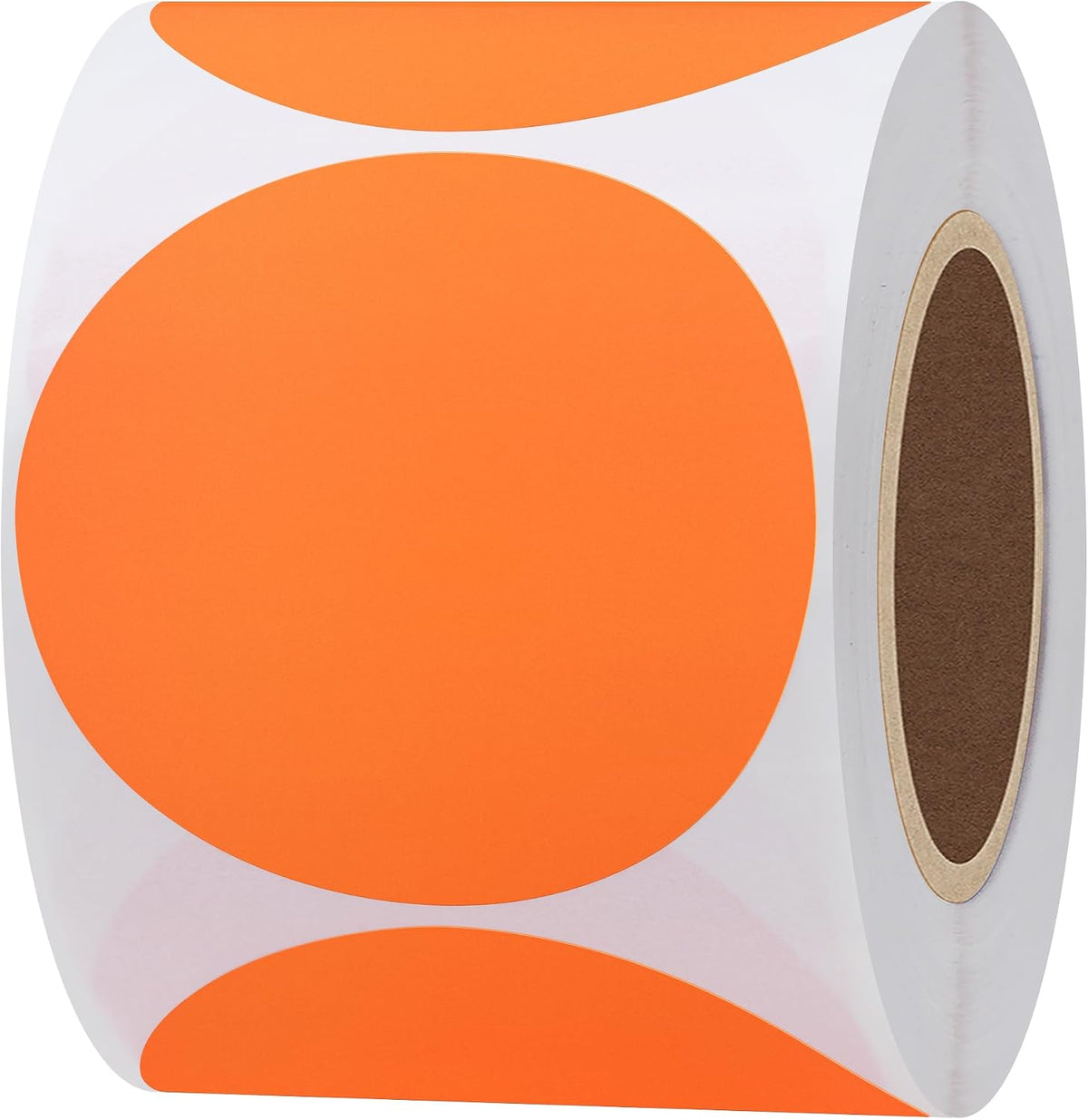 Hybsk 2 inch Matte Gold Labels Round Color Coding Dots Embossing Stickers Adhesive Label 300 Per Roll (Gold) - Image 11