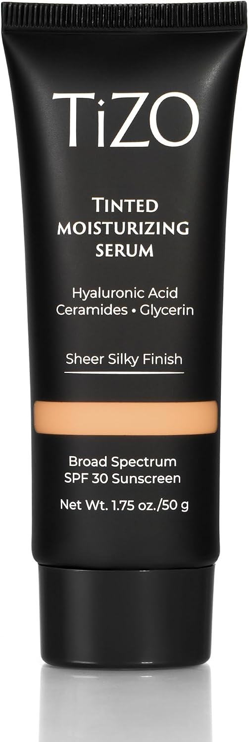 TIZO Tinted Moisturizing Serum SPF 30 Medium front view imported skincare