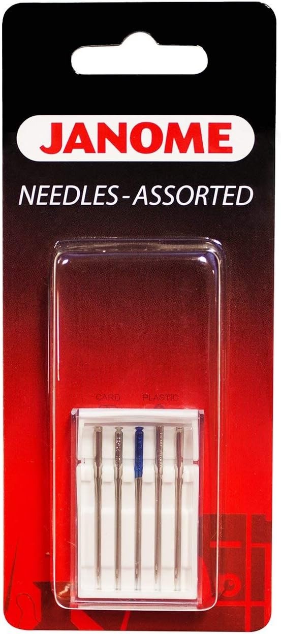 Janome professional needle set front view blister pack