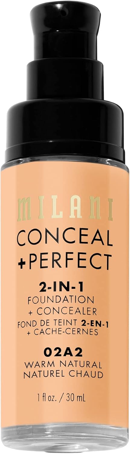 Authentic Milani USA imported foundation bottle packaging