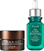 Fresh Black Tea Age-Delay Eye Concentrate and Firming Serum front view bottle packaging