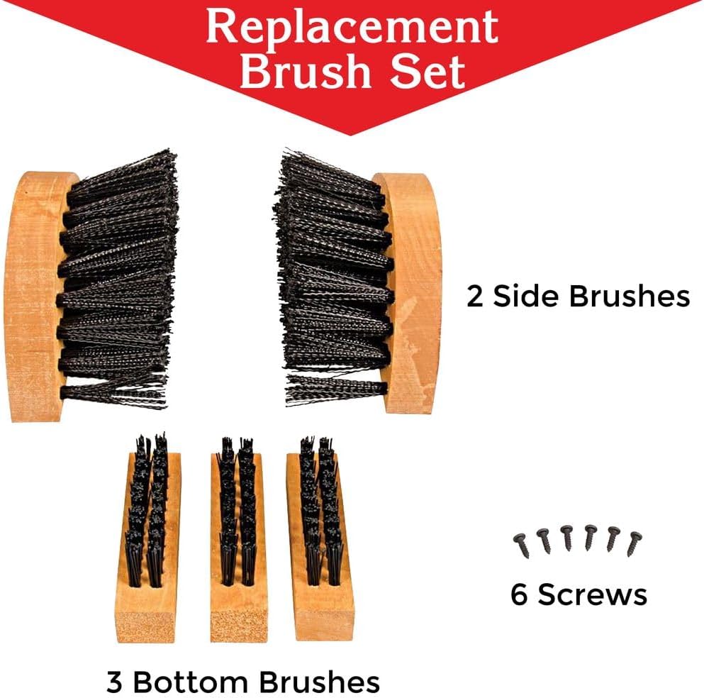 Scrusher SB5U replacement brush kit components layout