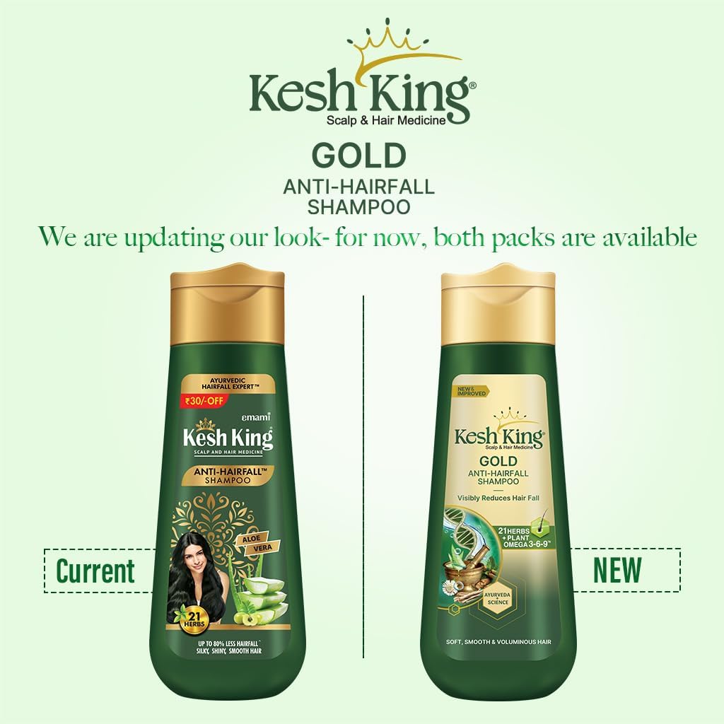 Kesh King ayurvedic shampoo back label ingredients