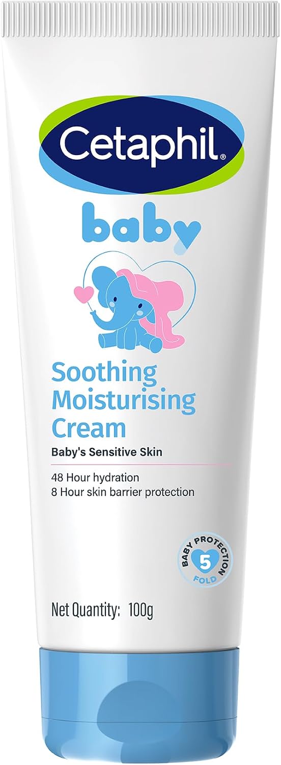Cetaphil Baby Soothing Moisturising Cream front view tube packaging
