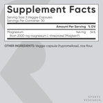 Premium imported USA cognitive health supplement capsules and softgels placed next to the product packaging.