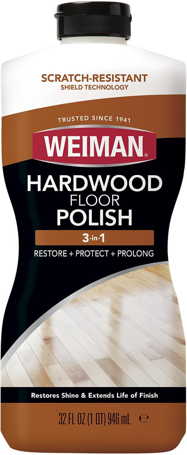 Weiman Wood Floor Polish and Restorer 32 Ounce (2 Pack) - High-Traffic Hardwood Floor, Natural Shine, Removes Scratches, Leaves Protective Layer - Image 10