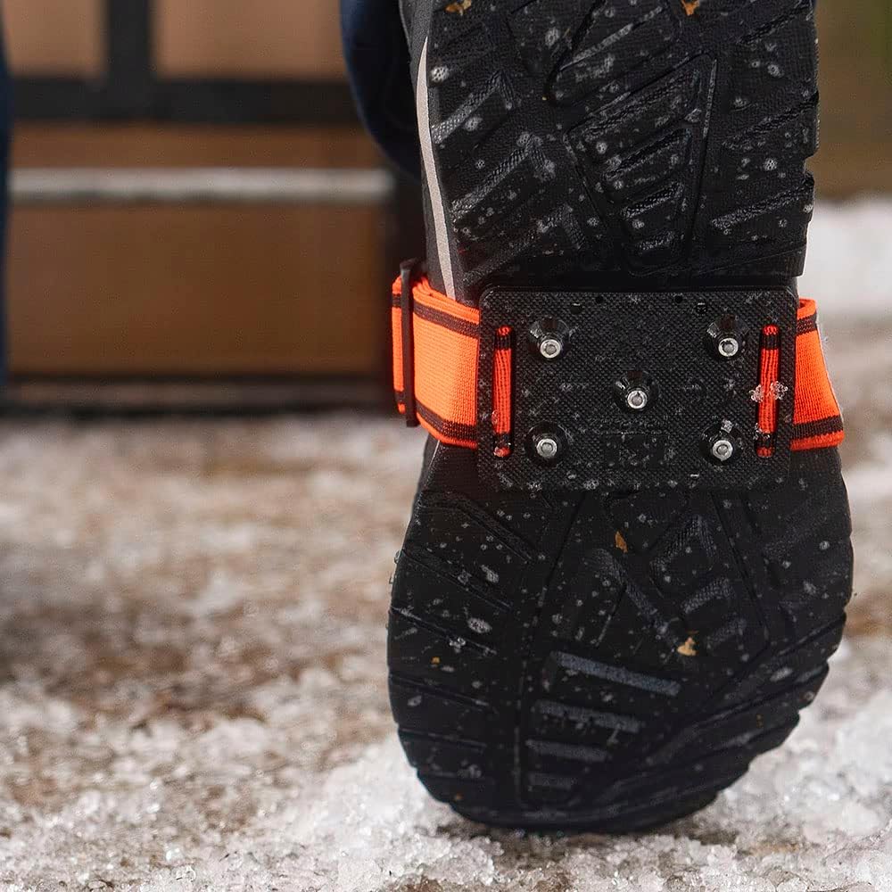 K1 Mid-Sole Ice Cleats for Men & Women - Rotatable Traction Aids For Winter Snow - Hi Vis - Low Profile - Image 10
