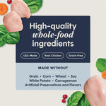 Instinct grain free chicken cat food nutrition label