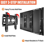 Durable cold-rolled steel construction detail of monitor wall bracket
