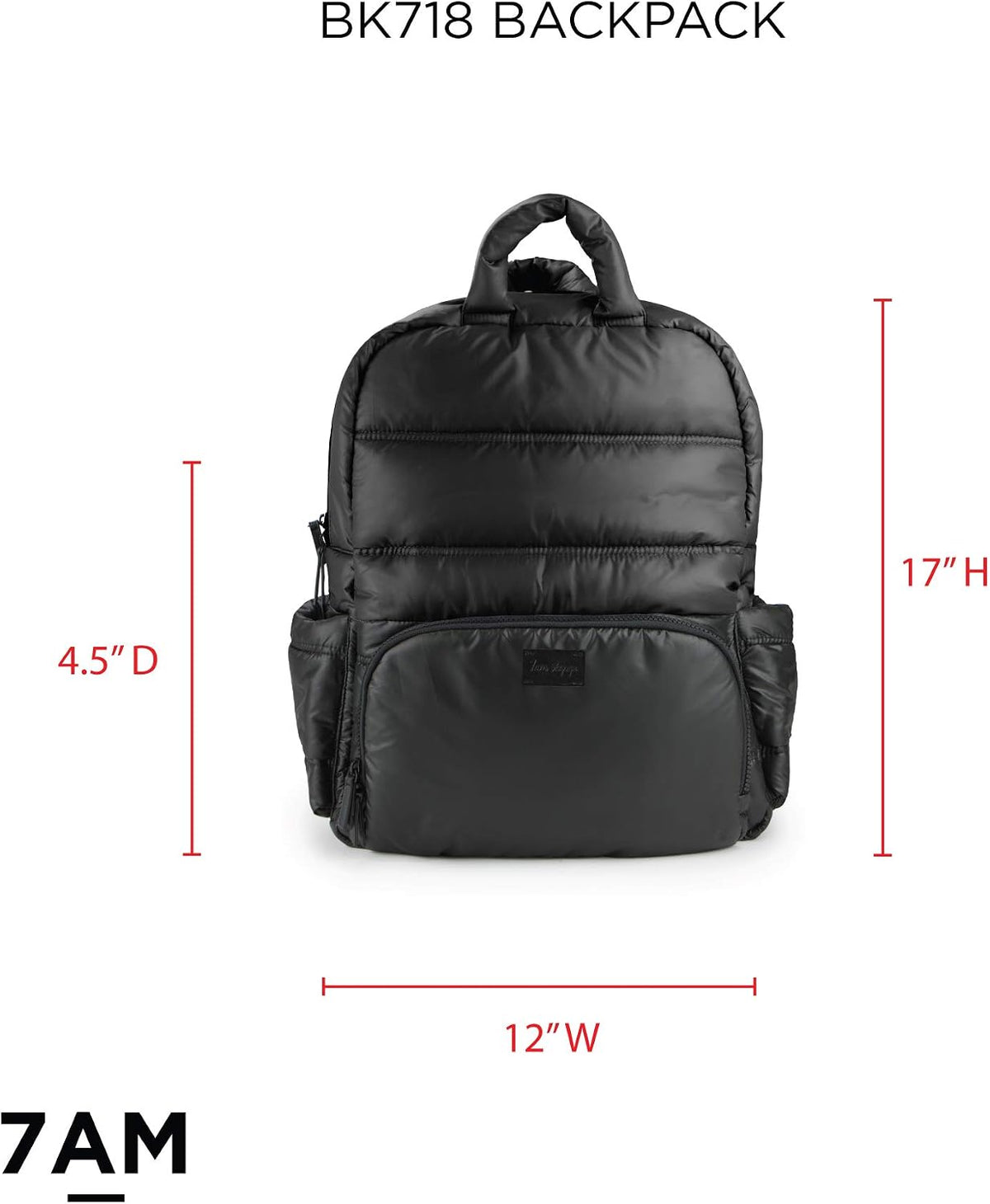 7 A.M. waterproof baby bag attached to stroller straps