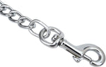 Filhome silver metal dog extension splitter wire width details for medium and large dogs.