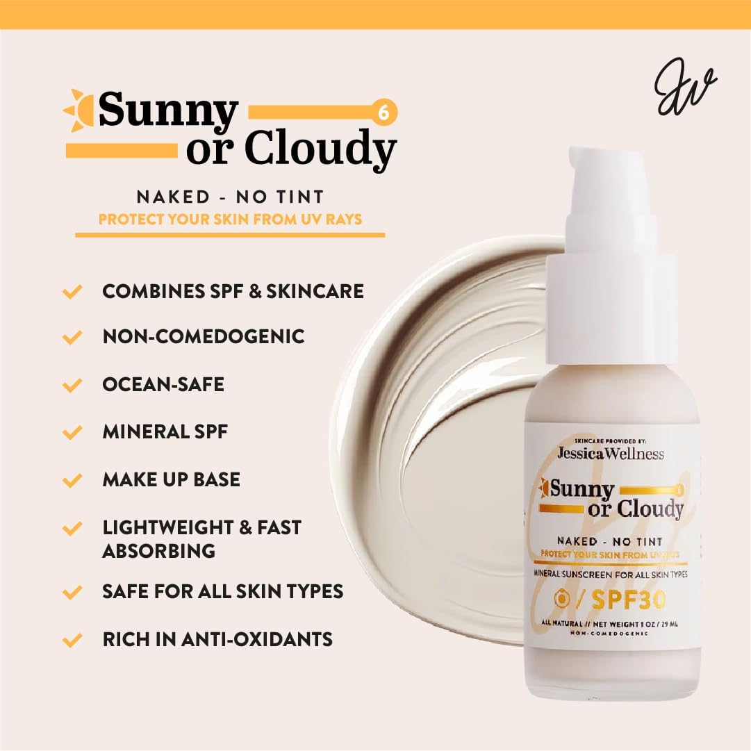 Jessica Wellness sunscreen back label ingredient details