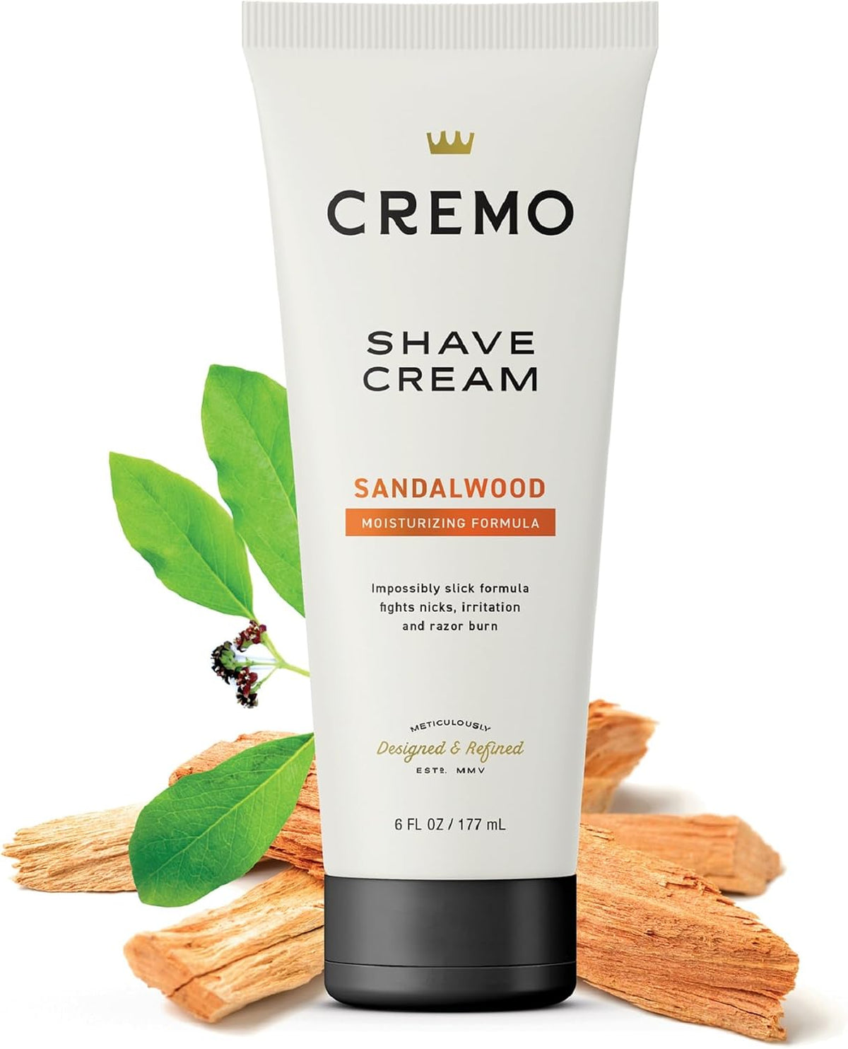 Cremo moisturizing shaving cream label information