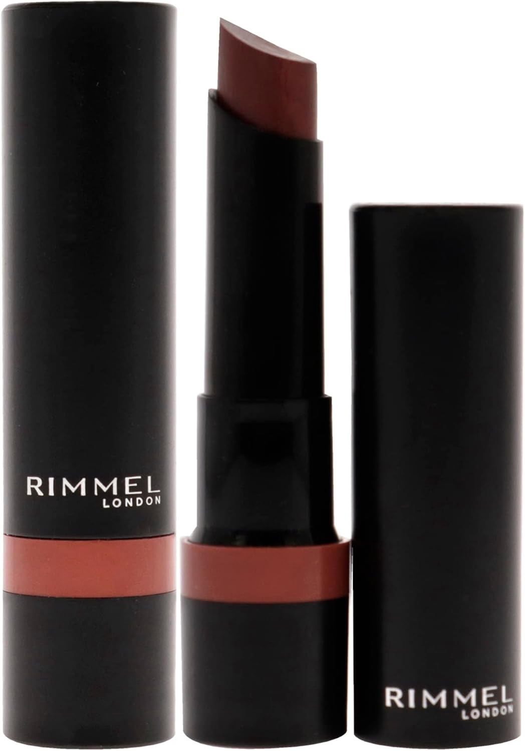 Rimmel London Lasting Finish Extreme Lipstick bullet closeup showing teardrop shape