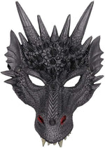 Himine PU foam dragon mask texture angle