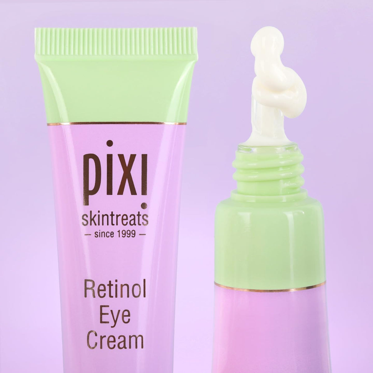 Texture of Pixi Beauty Retinol Eye Cream on skin