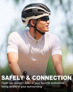 Monodeal waterproof fitness headset close up on control buttons