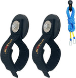 Heavy Duty Magnetic Hook, Magnetic Tool Holder, Magnetic Garage Hooks, Extension Cord Strap for Cable, Rope, Wire Storage in Garage,Workshop,RV,Pick-up(Dia.2.59" Magnet * 4Pcs) - Image 9