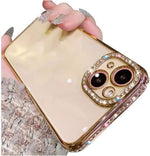 Casechics Compatible with iPhone 15 Case,Diamend Case,Pink | Glitter Bling Sparkly Diamond Case,Full Body Protective,Diamond Camera Protective - Image 13