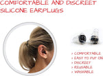 High-Fidelity Concert Earplugs Reusable Noise-Reduction Ear Plugs Set with Two Sizes Included - For Rave, Live Music, Festivals, Marching Bands, Loud Events, Fitness Classes - Image 4