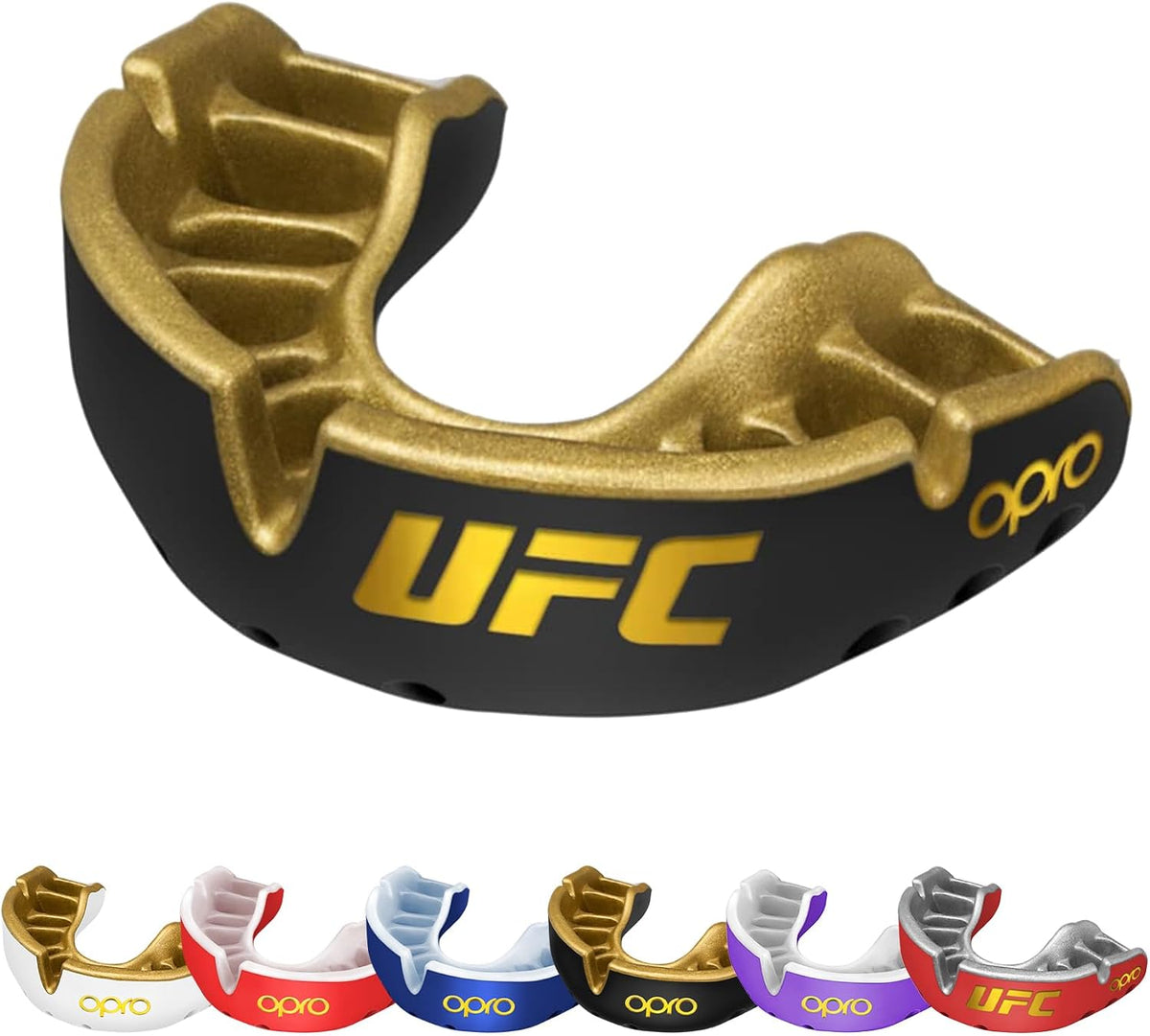 OPRO Gold Level Moldable Mouth Guard Premium Fit (Black/Gold) Adult & Kids Boxing Mouthguard for MMA & Impact Sports, Easy Self-Fit Mouth Guard for Sports, Football & Hockey - Includes Case - Image 11