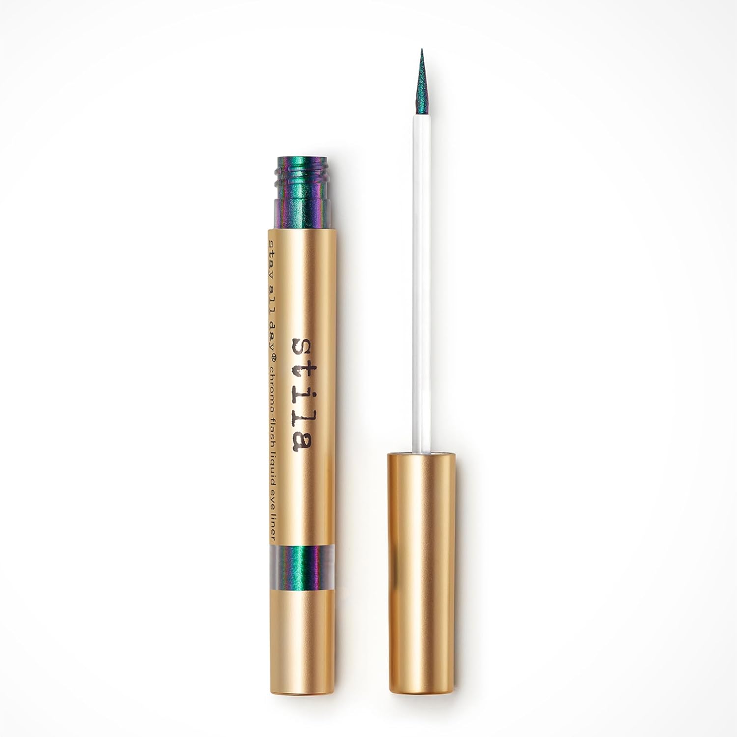 stila Stay All Day(R) Chroma-Flash Liquid Eye Liner | Long-Wear Shade-Shifting Metallic Liner with Chrome Finish | Smudge-Proof, Fade-Resistant | Precision Brush Tip | Bold, Multi-Dimensional Color - Image 1