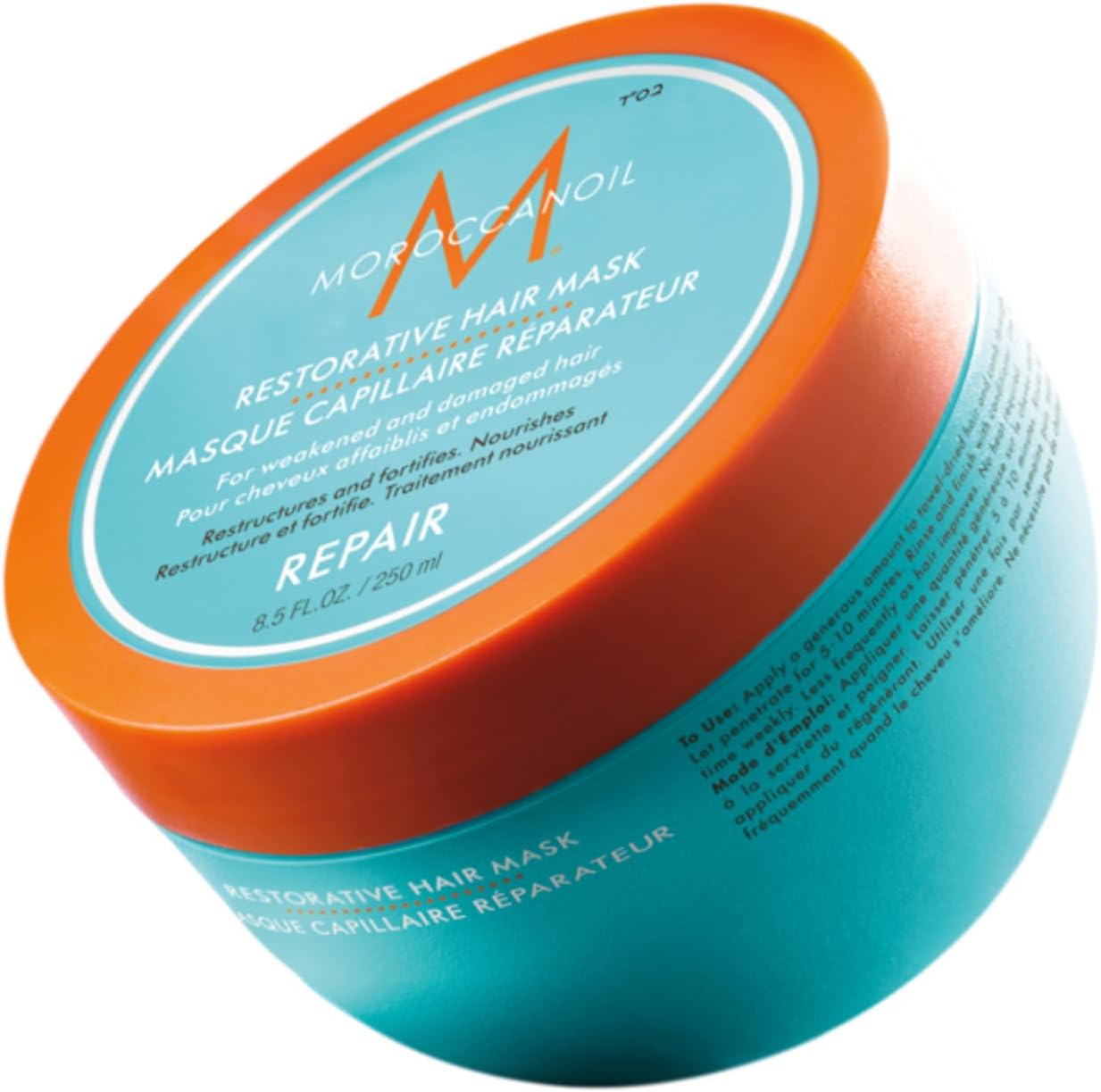 Moroccanoil Restorative Hair Mask front view for damaged hair