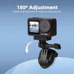 Flymile camera mount compatible with GoPro and DJI Action