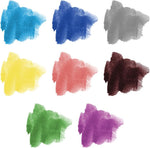 Amaco ceramic underglazes open box showing eight color pans