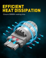 Auxito automotive LED bulb aviation aluminum cooling body