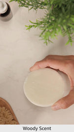Premium L'Occitane Cade shaving soap puck for men grooming