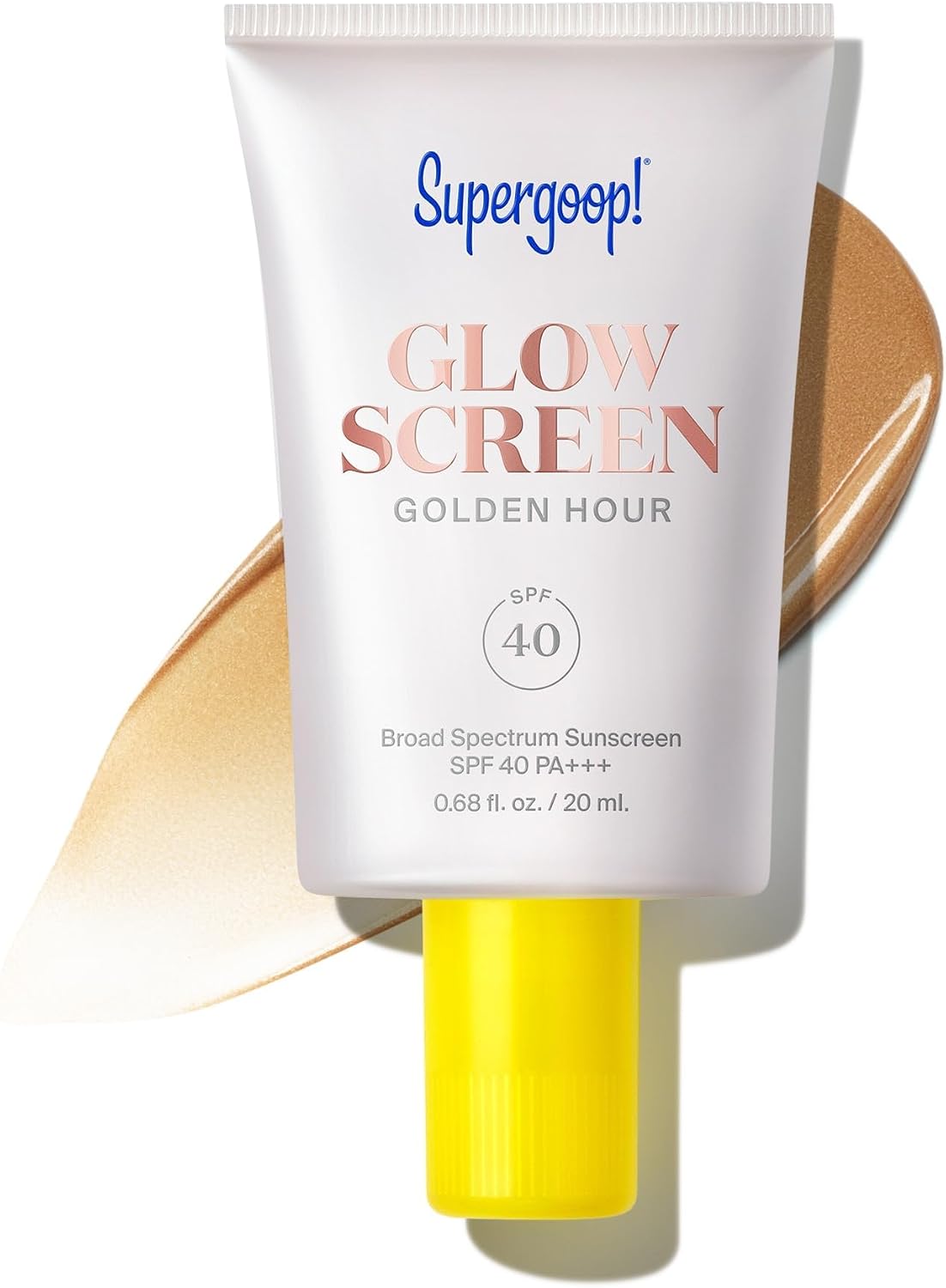 Supergoop! Glowscreen SPF 40 front view luxury skincare